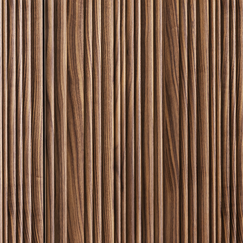 Fluted walnut